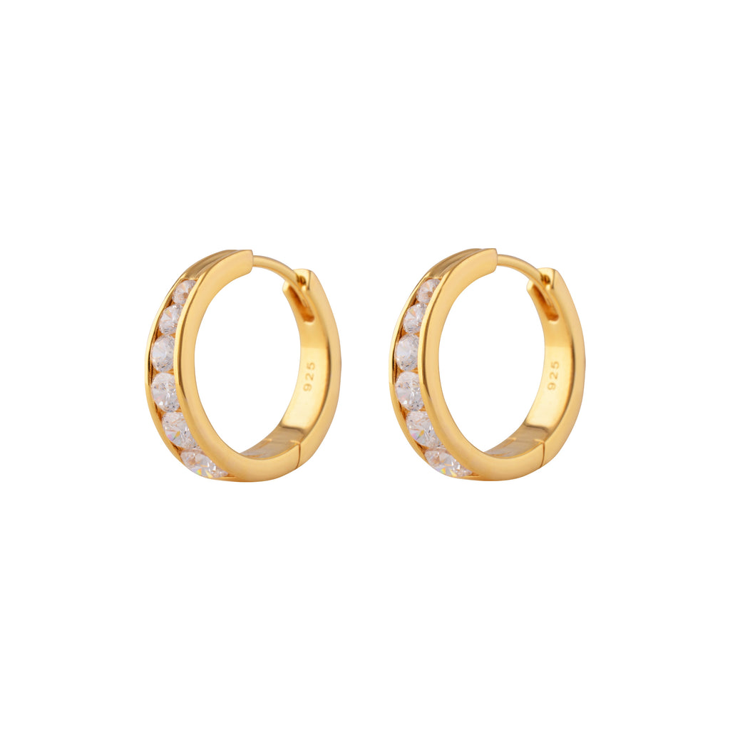 Brooklyn Hoops in Gold