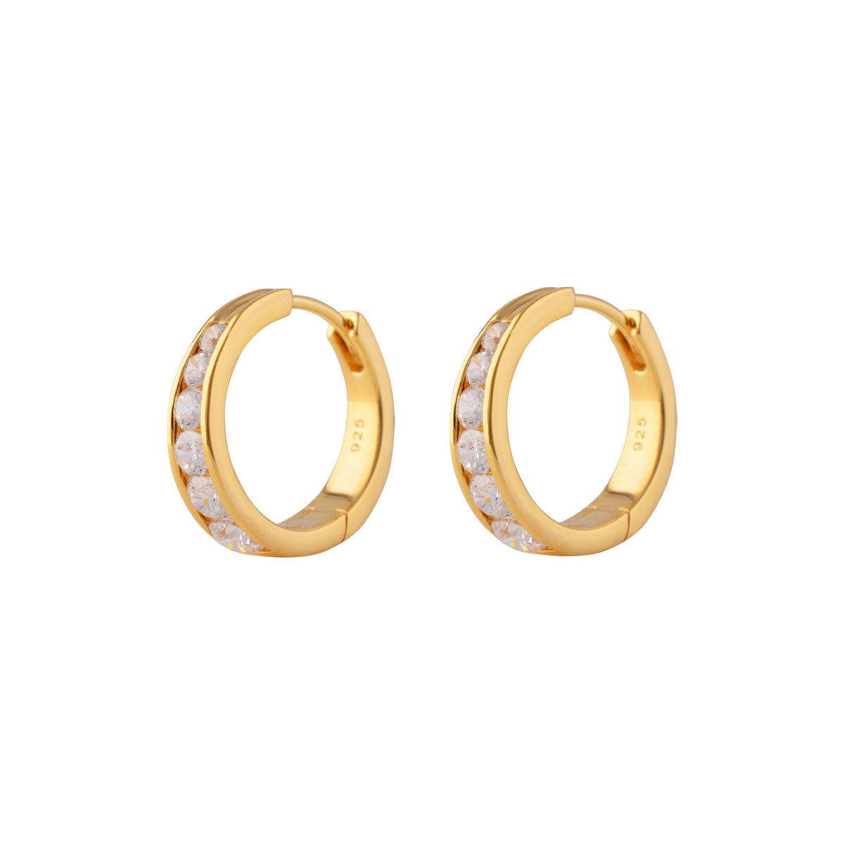 Brooklyn Hoops in Gold