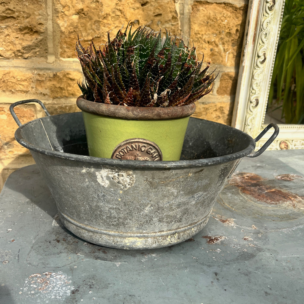 Vintage Galvanised Tub