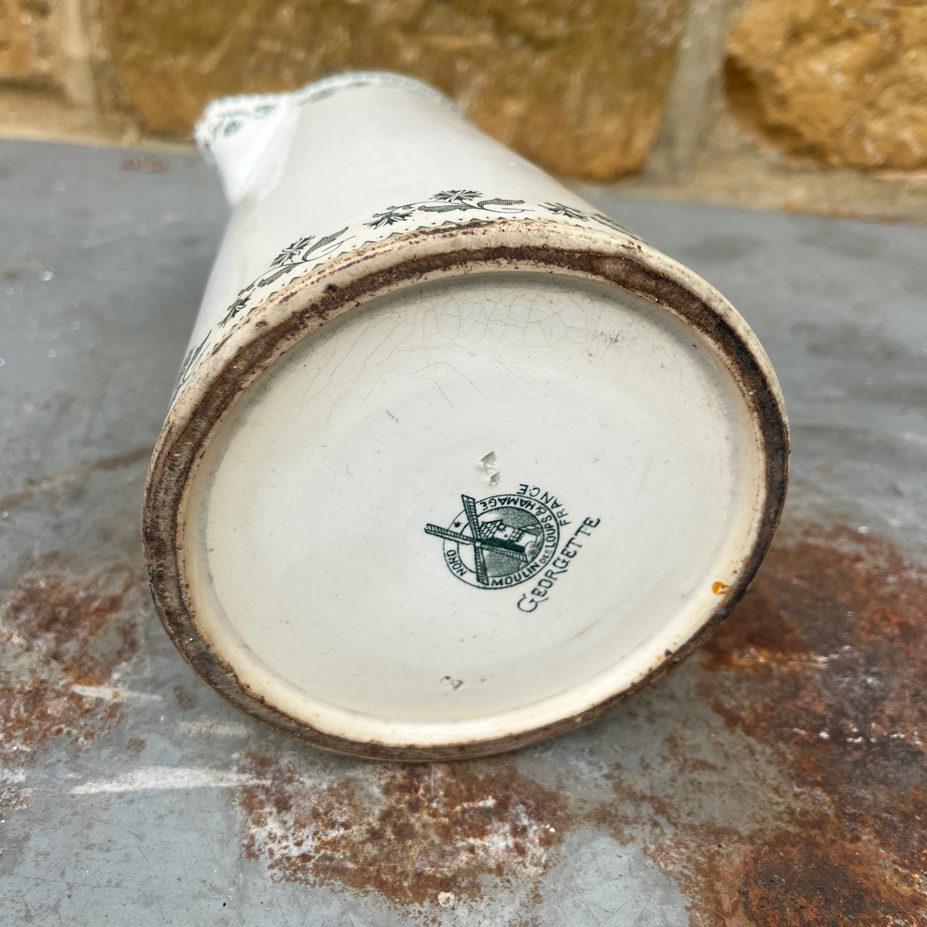 Vintage French Georgette Moulin de Hamage Ceramic Jug