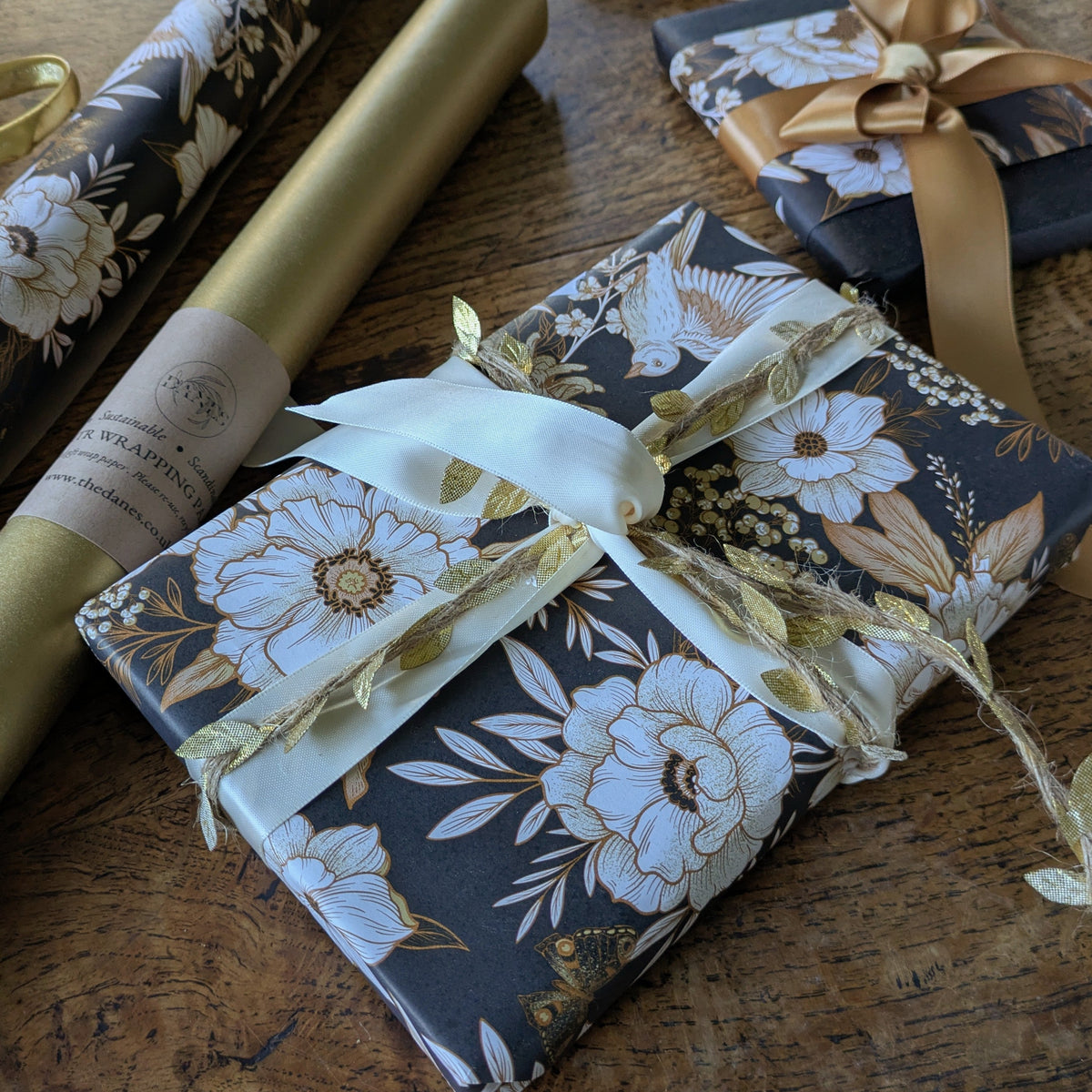 Gift Wrapping Paper - Autumn Floral | 3M Roll