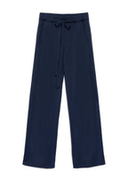 GODDESS wide leg trousers, navy