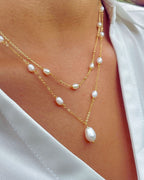 Helena Pearl Necklace Set