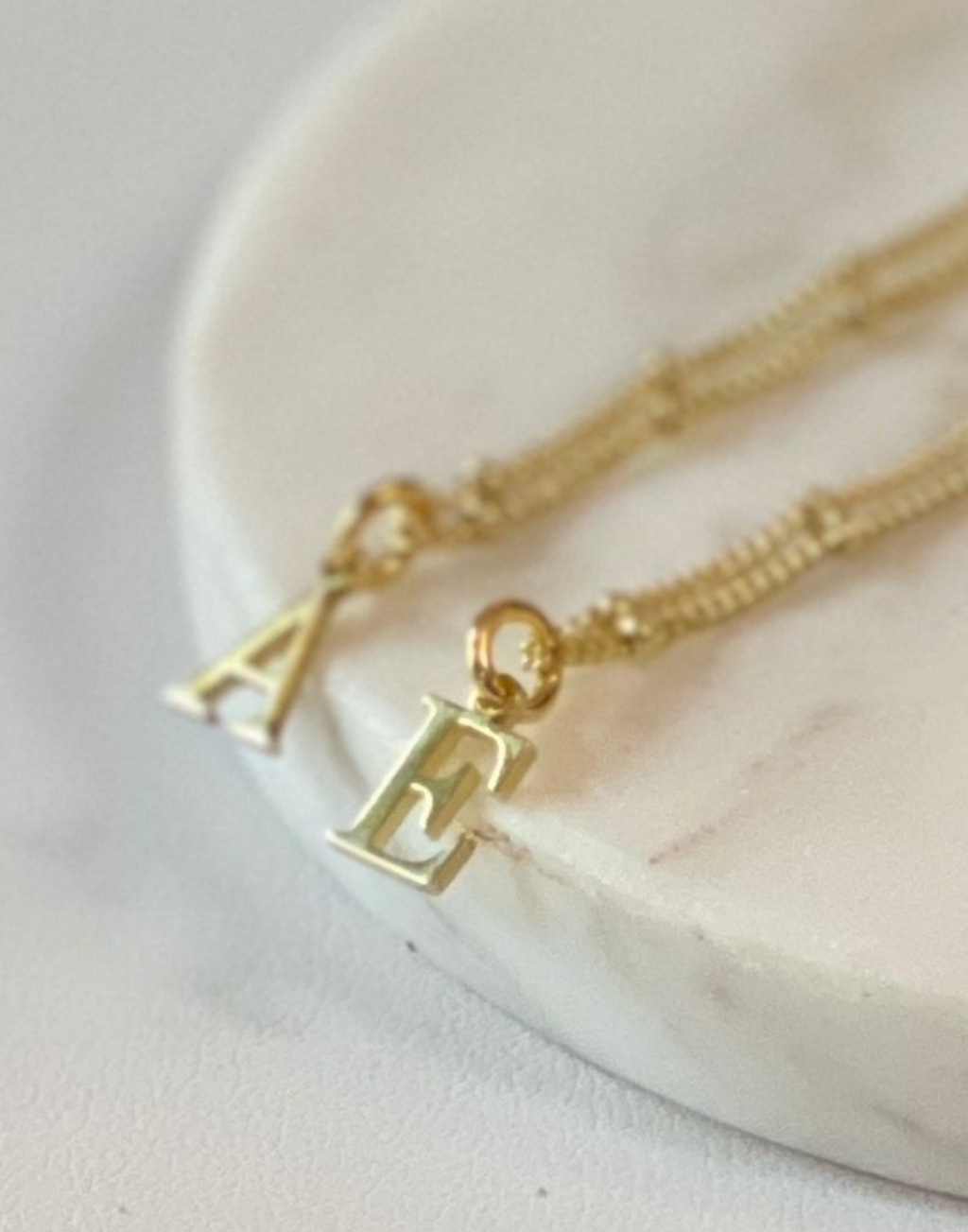 Gold Initial Necklace