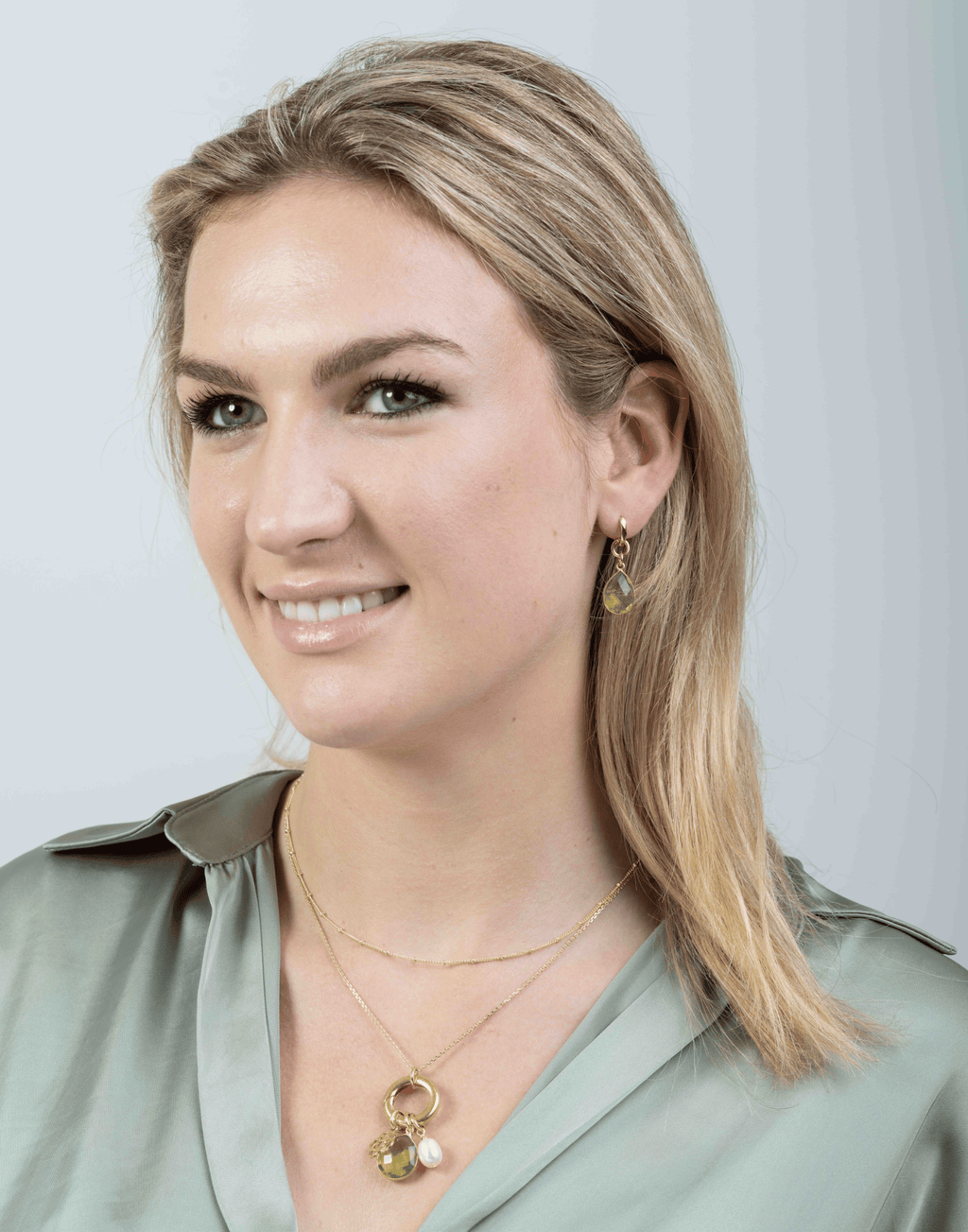 Gold Loop Adjustable  Necklace