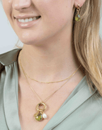 Gold Loop Adjustable  Necklace
