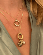 Gold Loop Adjustable  Necklace