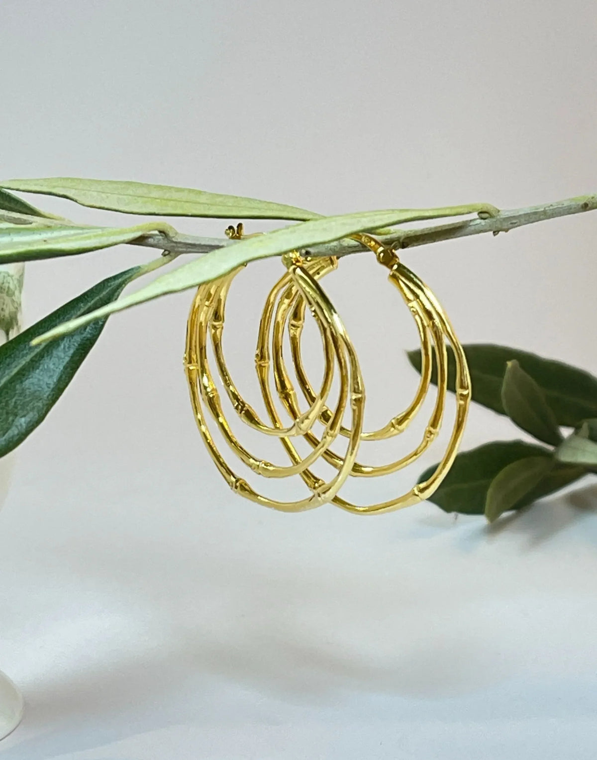 Gold Multi Ring Hoops