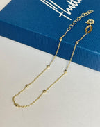 Gold Satellite Chain Bracelet