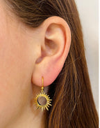 Gold Sun Earrings