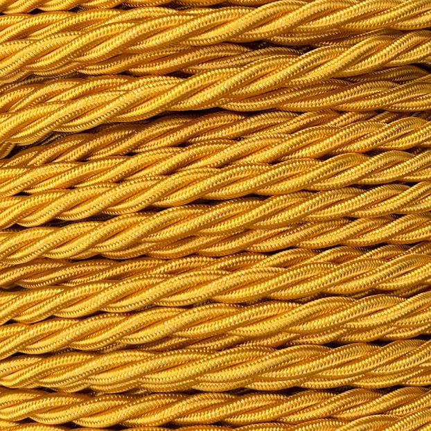Gold - Lola's Leads EU Fabric Extension Cable
