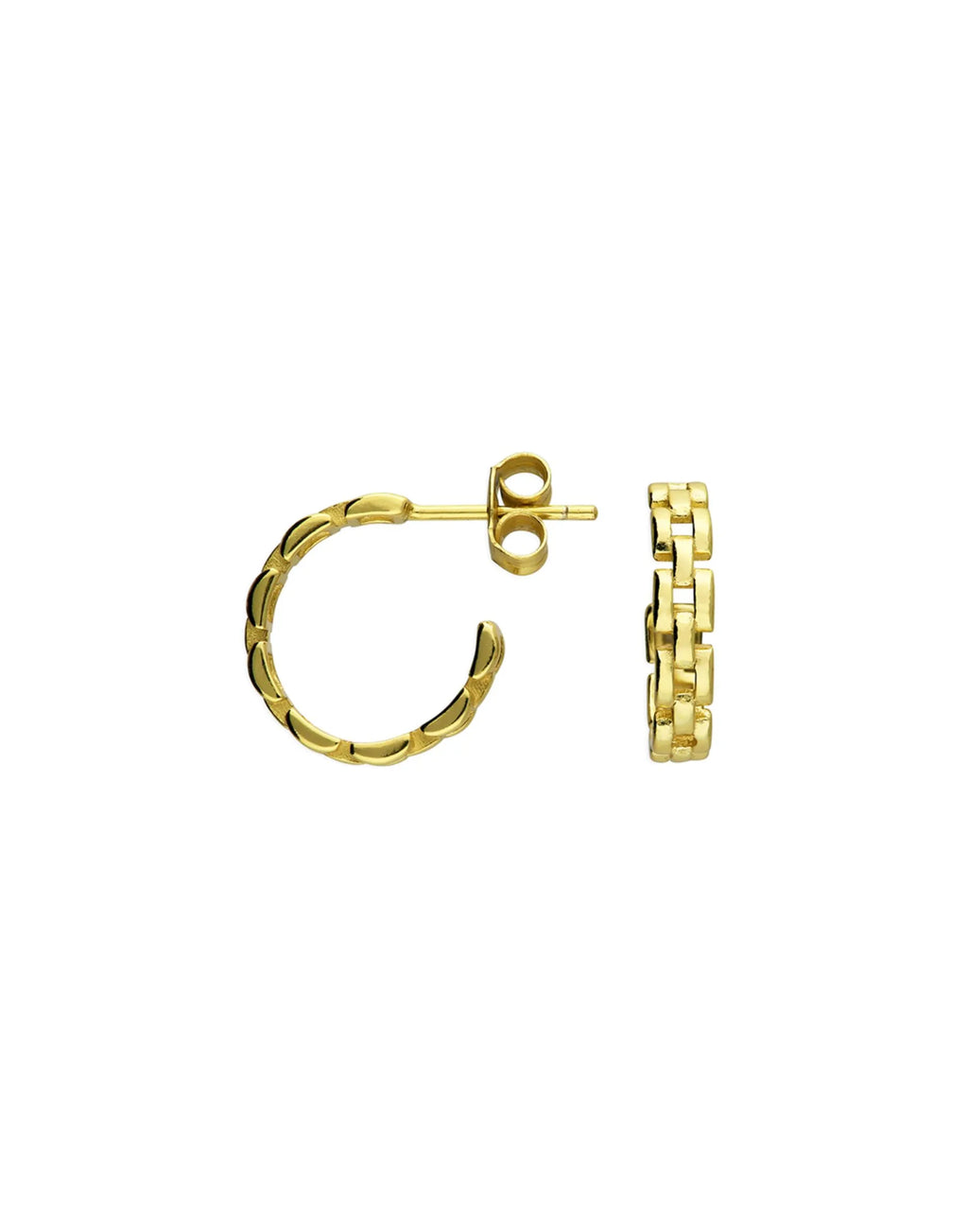 Gate Gold Hoop Earrings