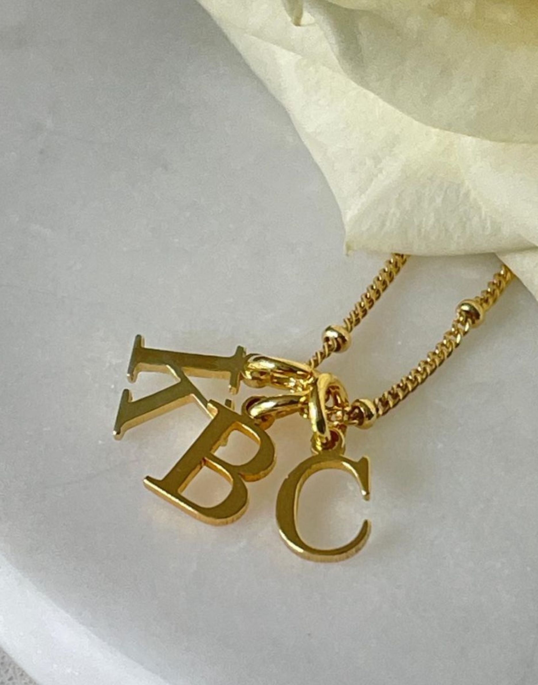 Gold Initial Necklace