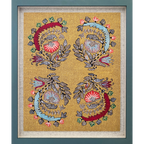 Goldwork Framed Embroidery Print