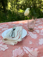 Grace Tablecloth - Pink Linen