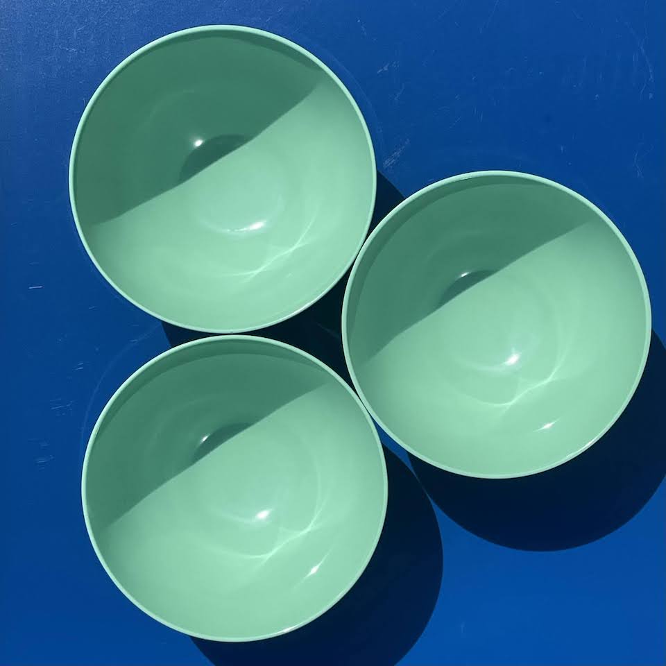 Green Melamine Bowl