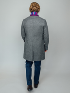 Charcoal-Grey Wool Overcoat