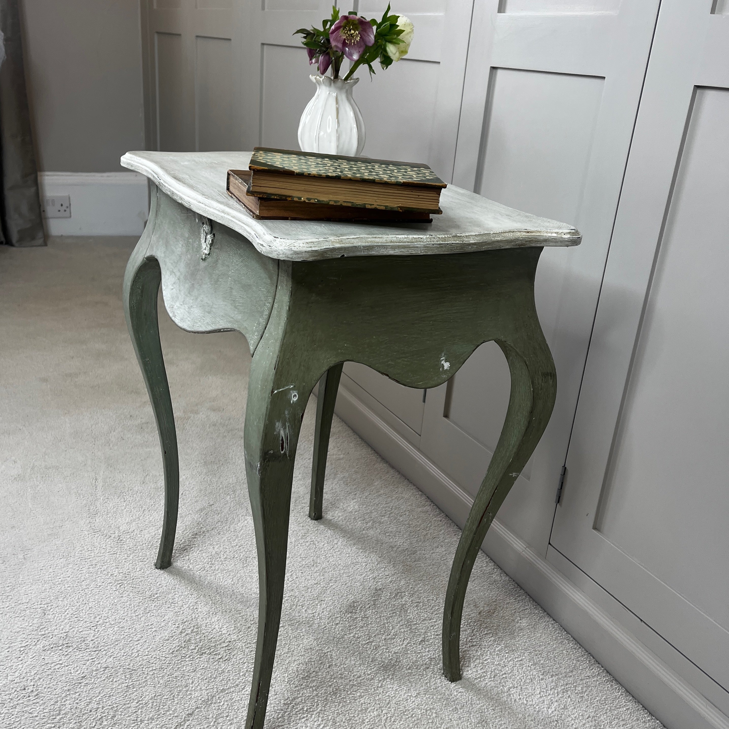Vintage Gustavian Style Bedside Cabinet