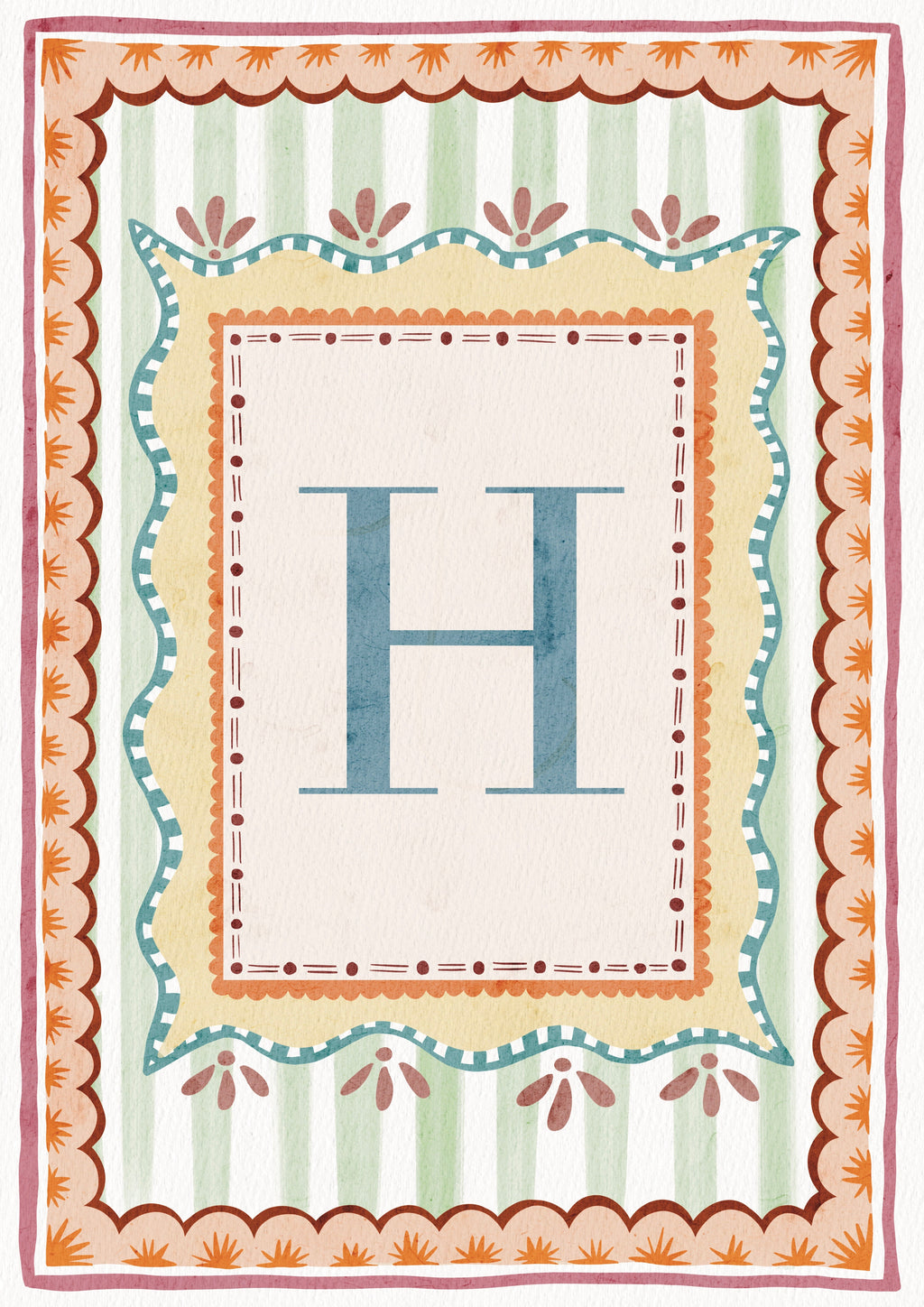 ALPHABET LETTERS ~ Blue / Pink / Green /