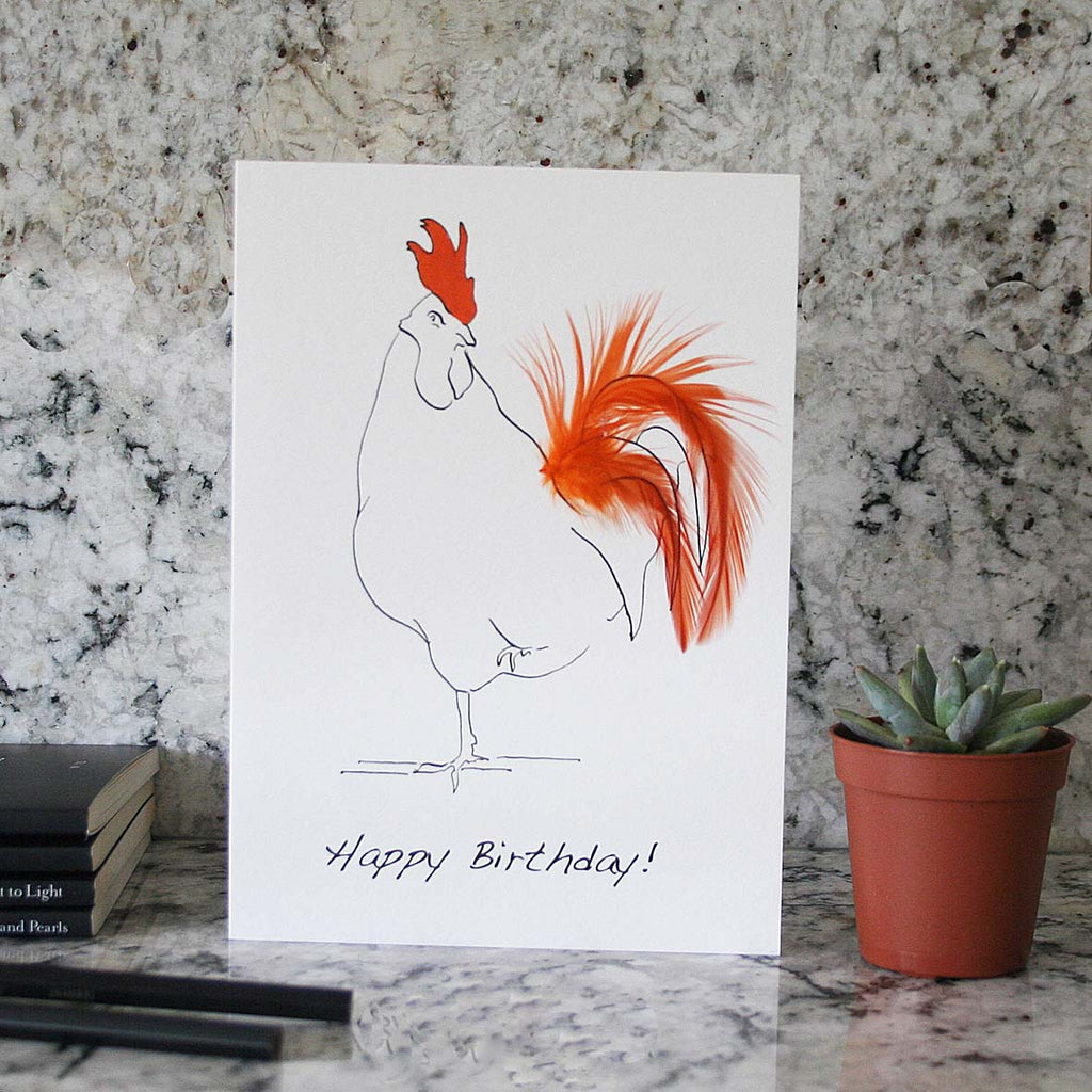 Happy Birthday Oh Sir Cockerel Cards