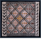 Hampton Framed Textile Print