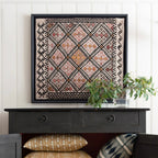 Hampton Framed Textile Print