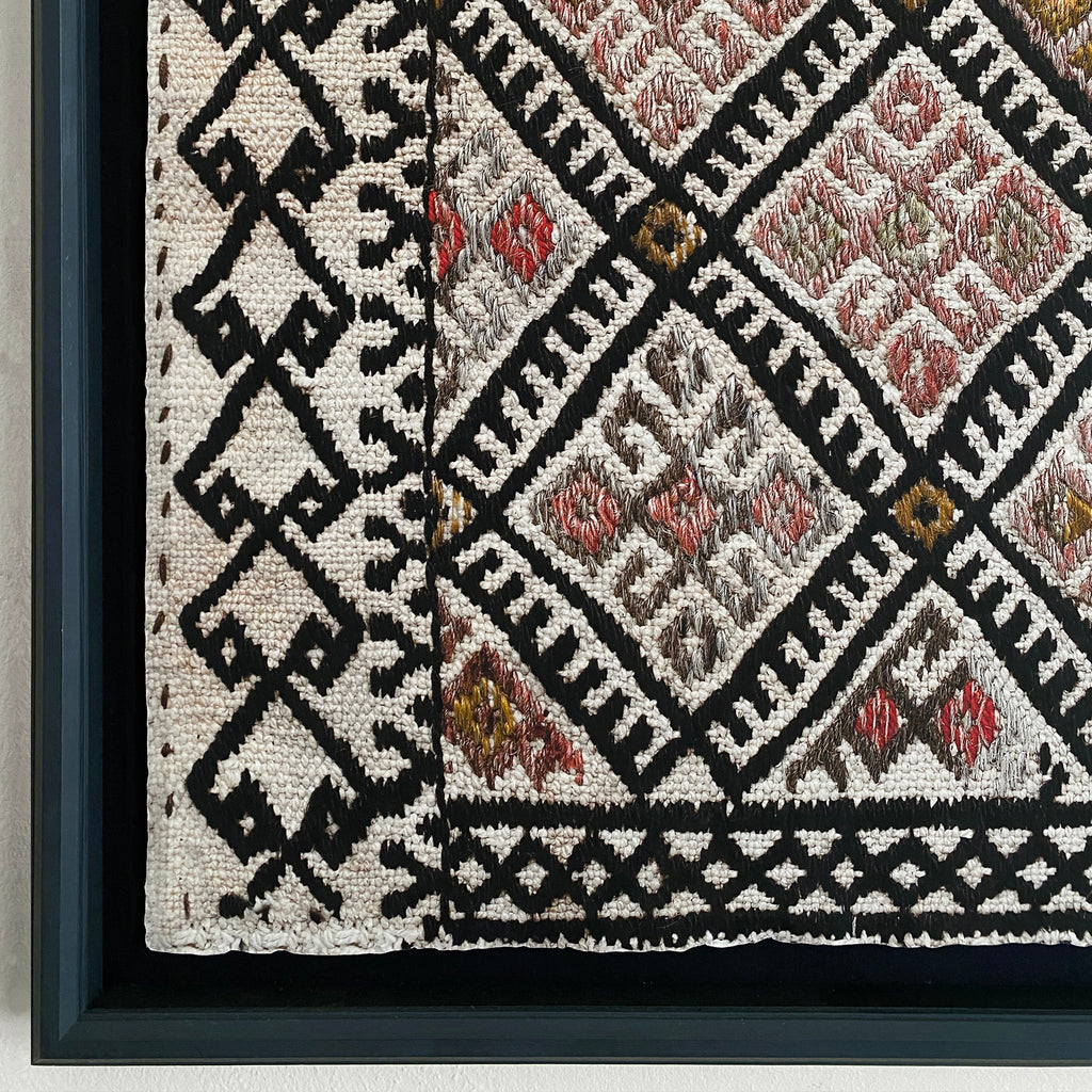 Hampton Framed Textile Print
