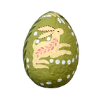 Hand Painted Paper Mache Easter Egg Container