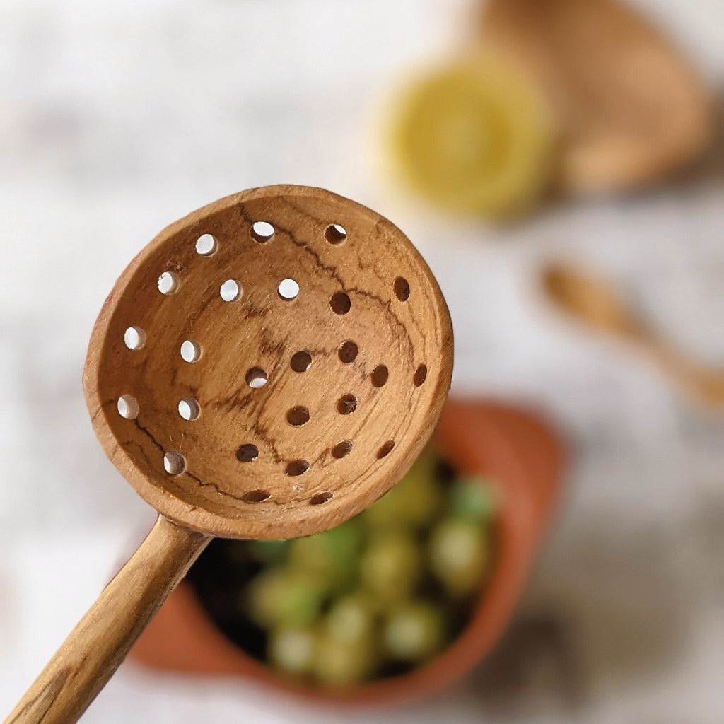 Handmade Wood Olive Spoon, Fair Trade