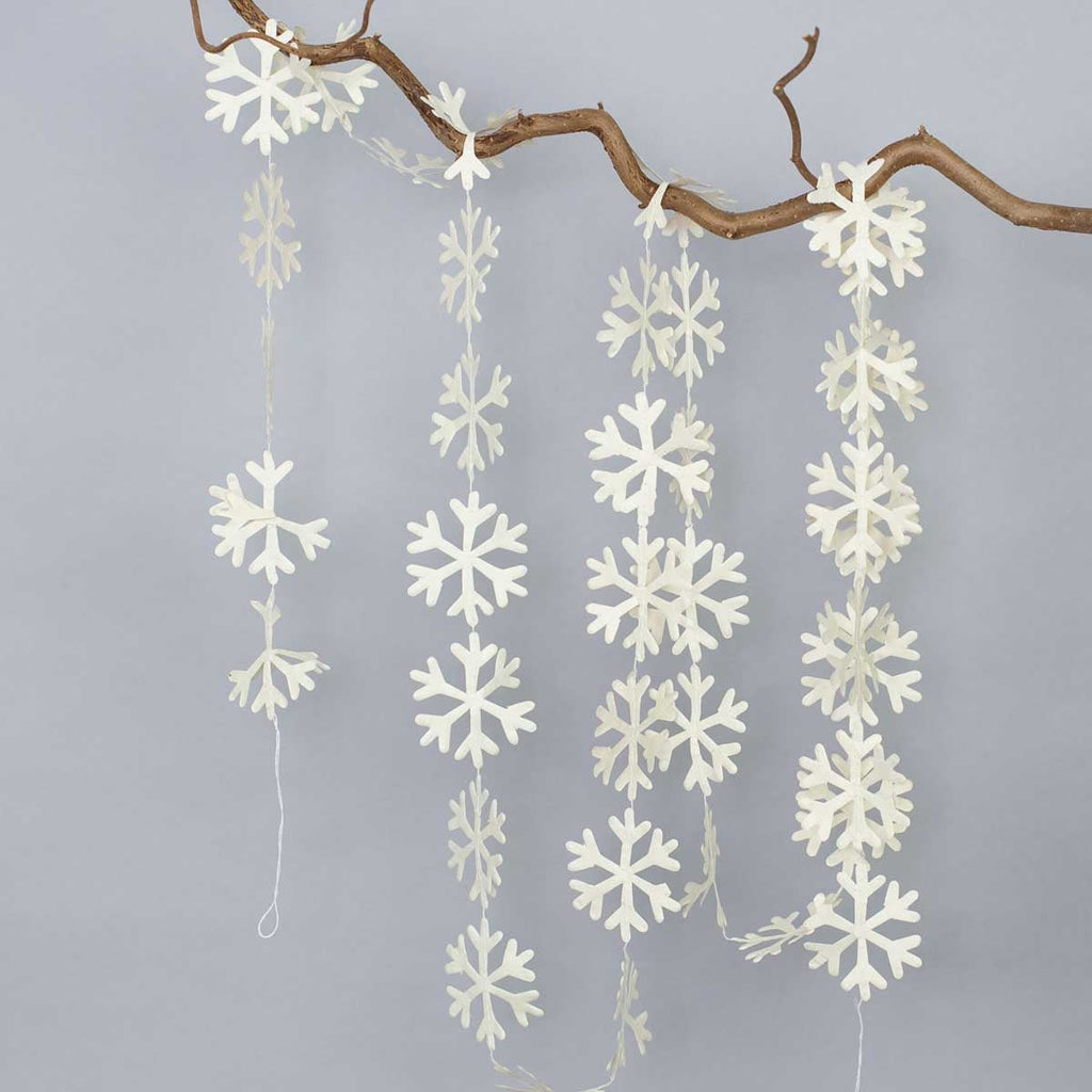 Handmade Snowflake Paper Garland | Fair Trade