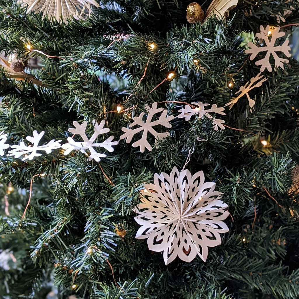 Handmade Snowflake Paper Garland | Fair Trade