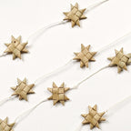 Natural Handmade Star Garland - Fair Trade | 4.5Mtr