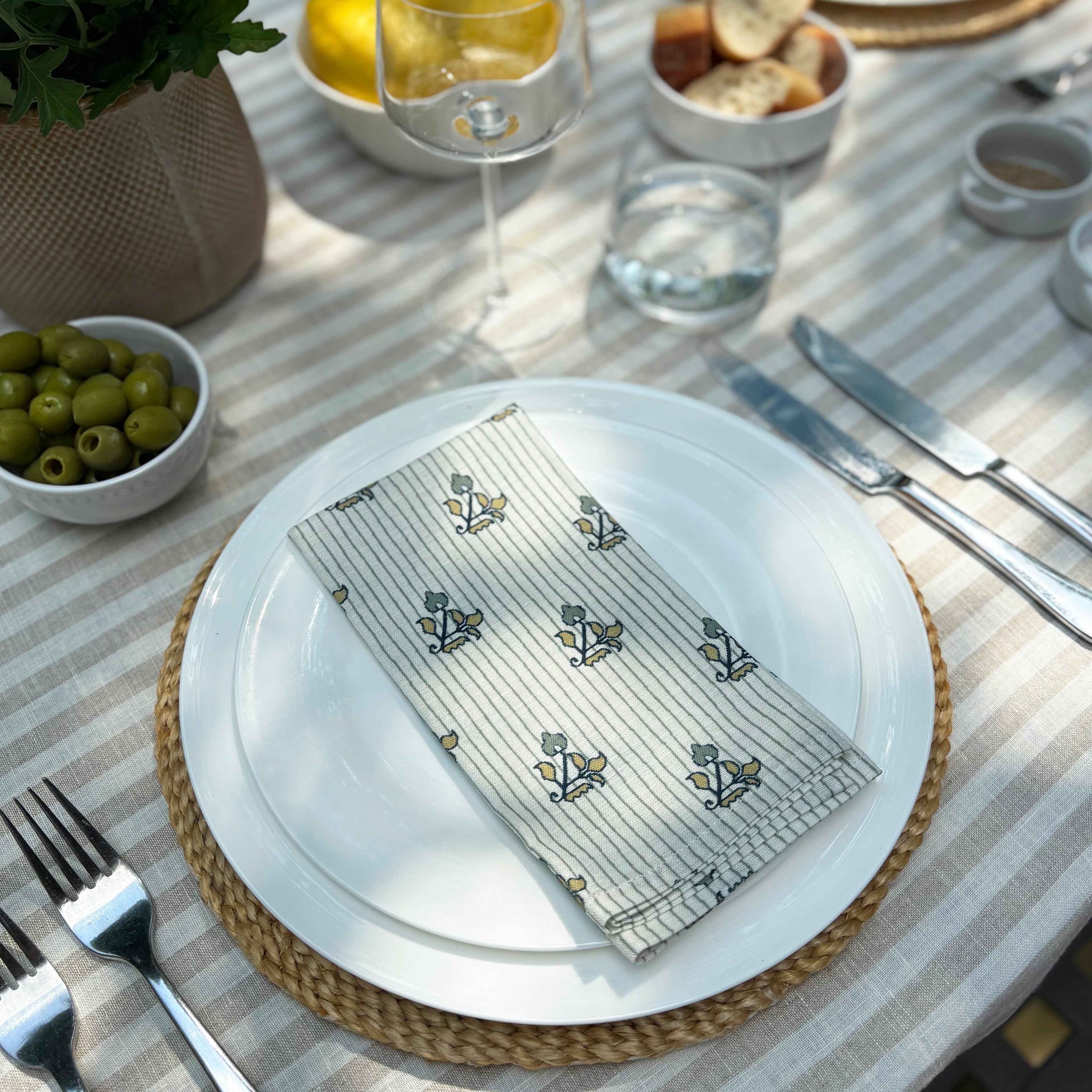 Hani Stripe Napkin - 43 x 43cm, pack of 2