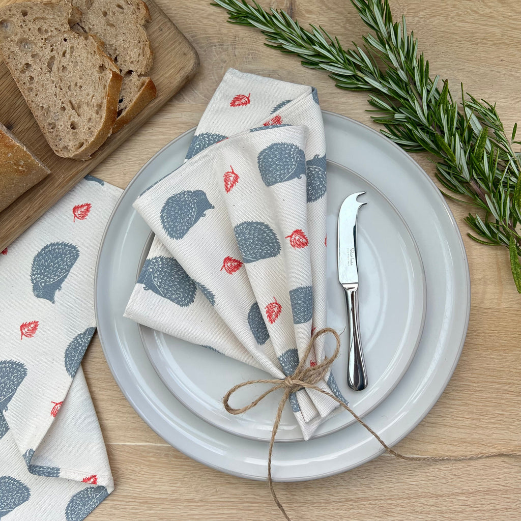 Napkins 'Snuffling Along' Hedgehog (Set of 4)