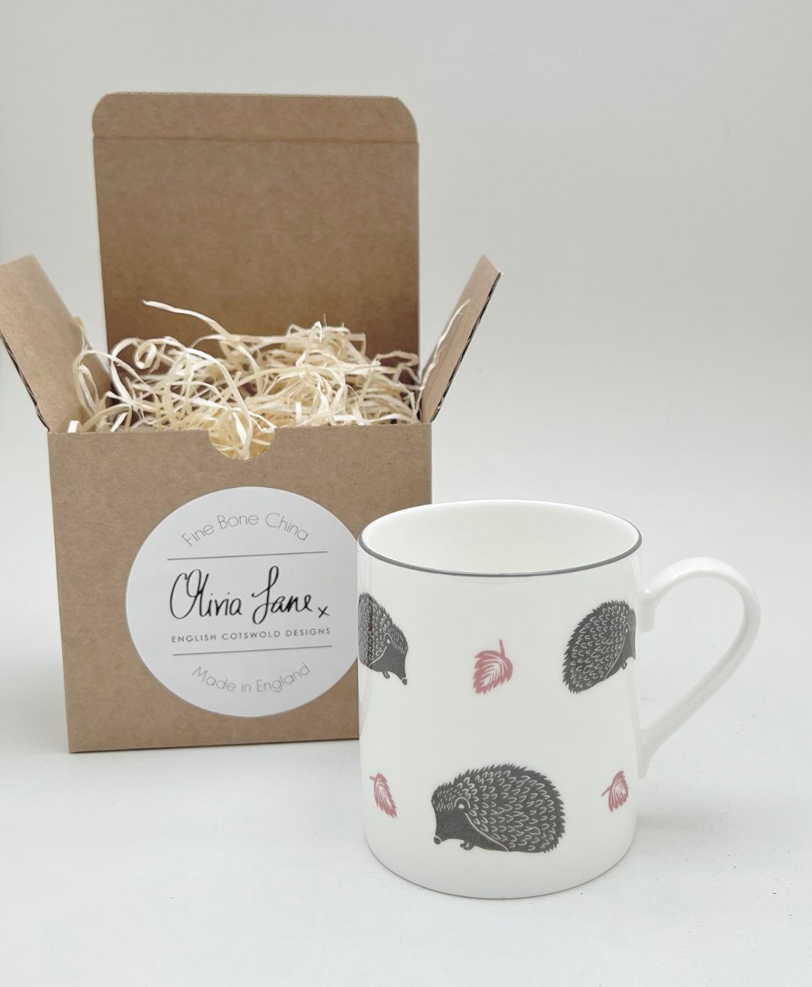 Snuffling Along Hedgehog Mug