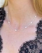 Helena Silver and Pearl Necklace