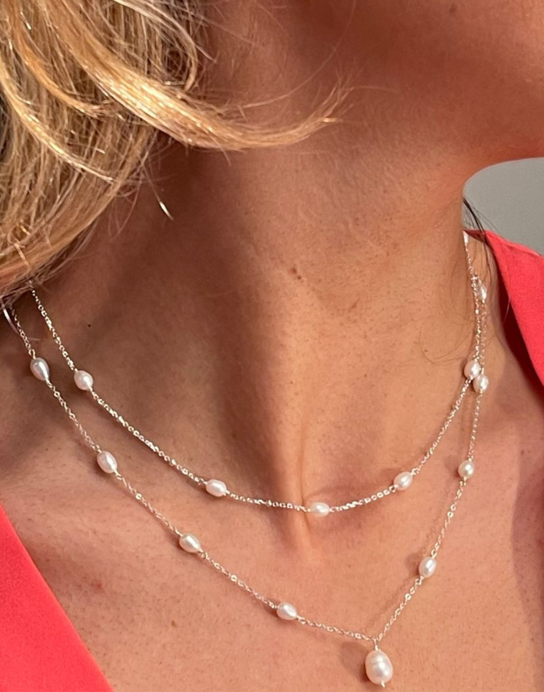 Helena Pearl Necklace Set