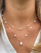 Helena Pearl Necklace Set
