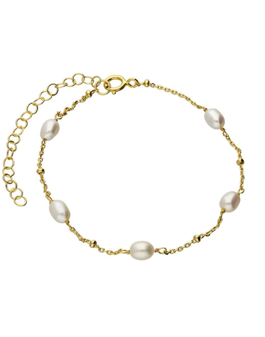 Helena Pearl and Gold Bracelet