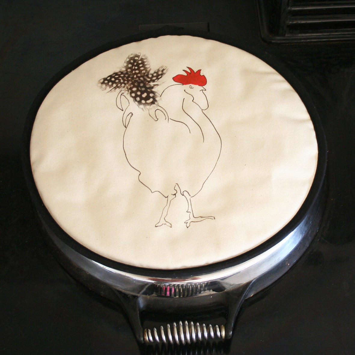 SALE Cockerel Herk Circular Aga Pads