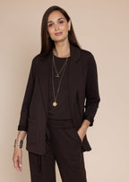 HERO sleeveless top, chocolate