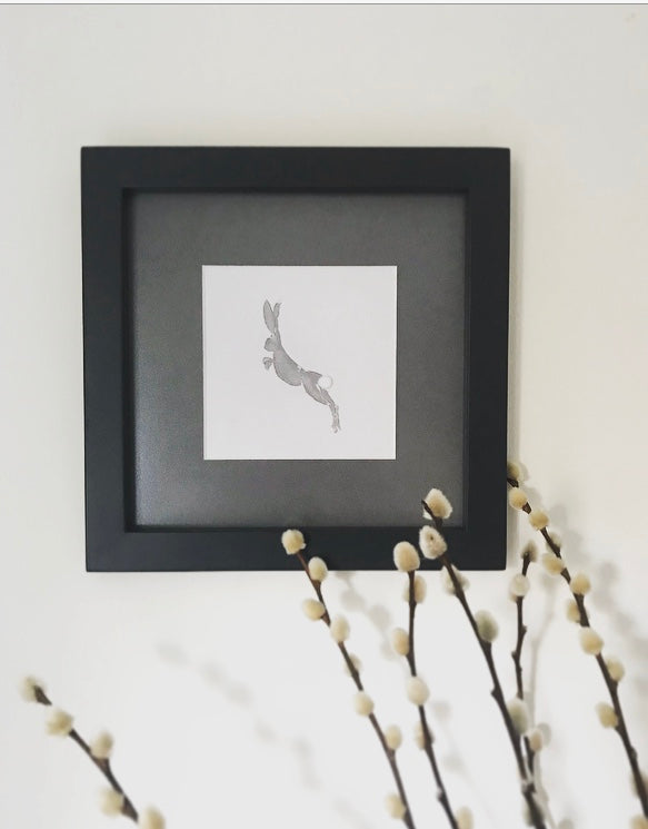 Home Late Hare Single Print