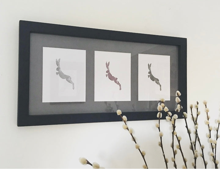 Home Late Hare Triple Print