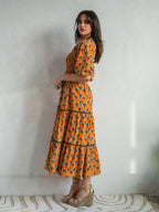 'HONOUR' DRESS IN CACTUS ORANGE