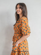 'HONOUR' DRESS IN CACTUS ORANGE
