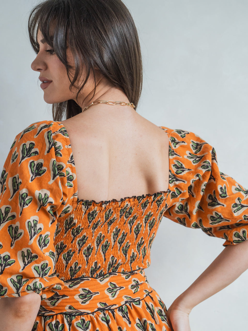 'HONOUR' DRESS IN CACTUS ORANGE