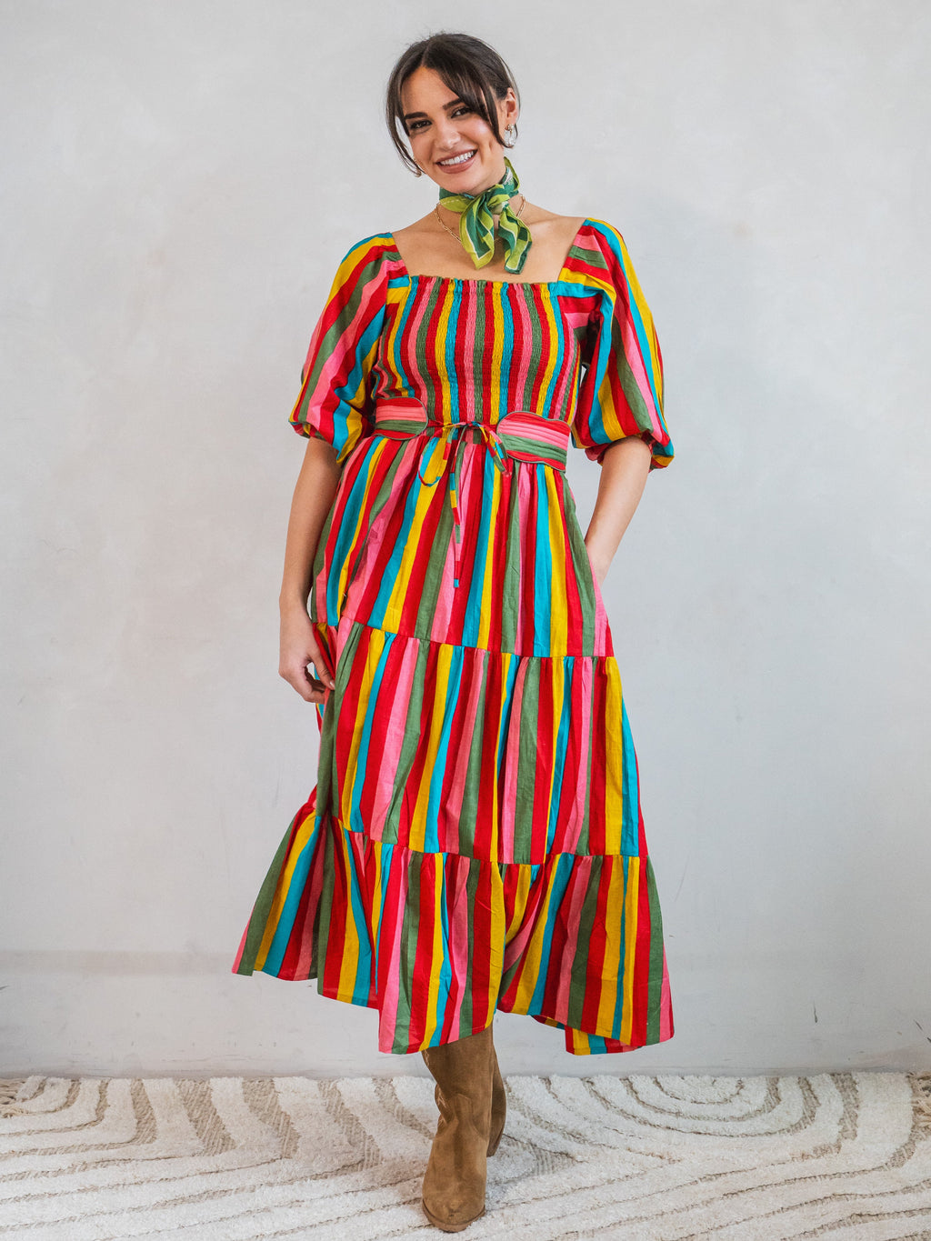 'HONOUR' DRESS IN CARNIVALE