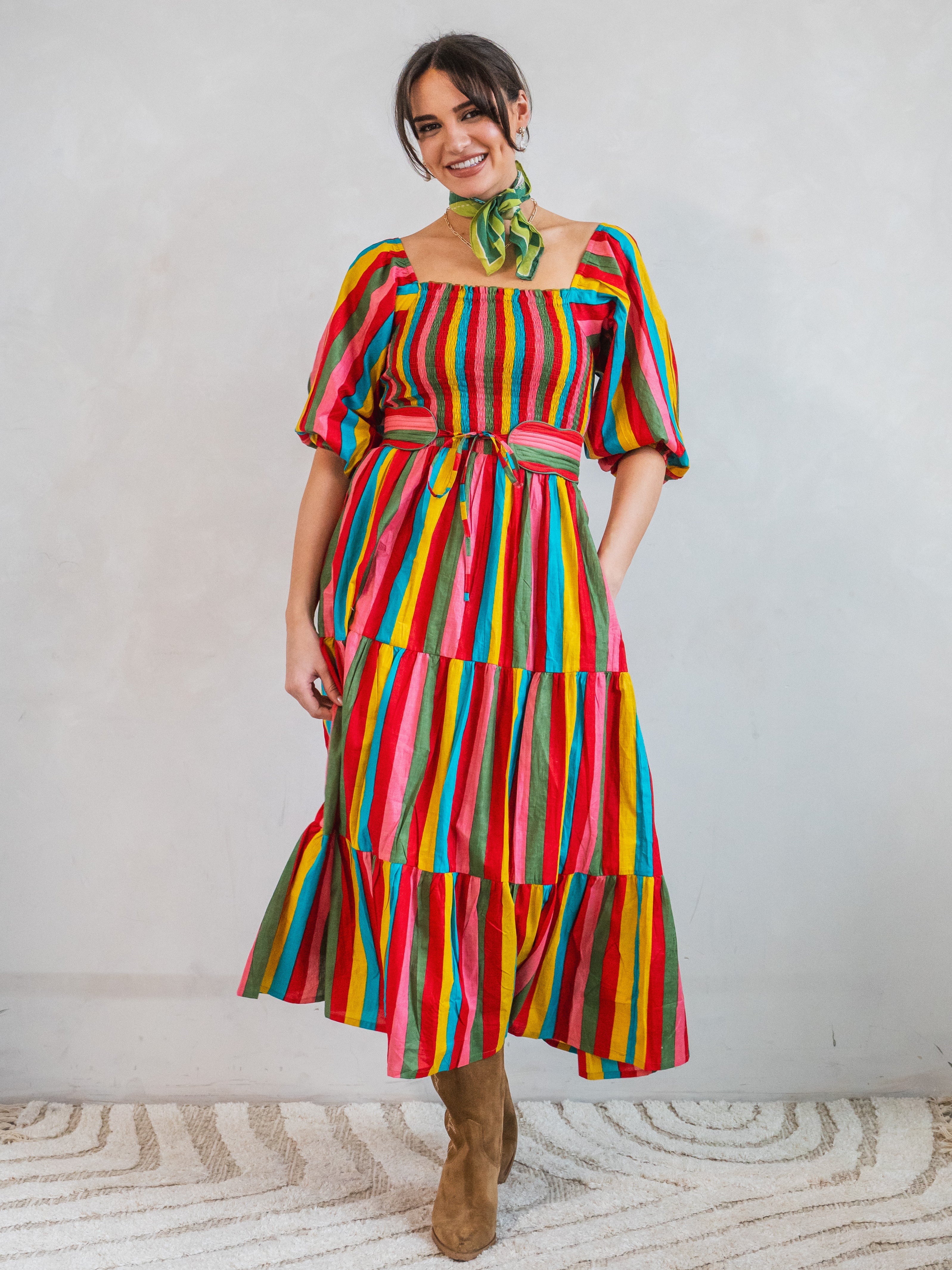 'HONOUR' DRESS IN CARNIVALE