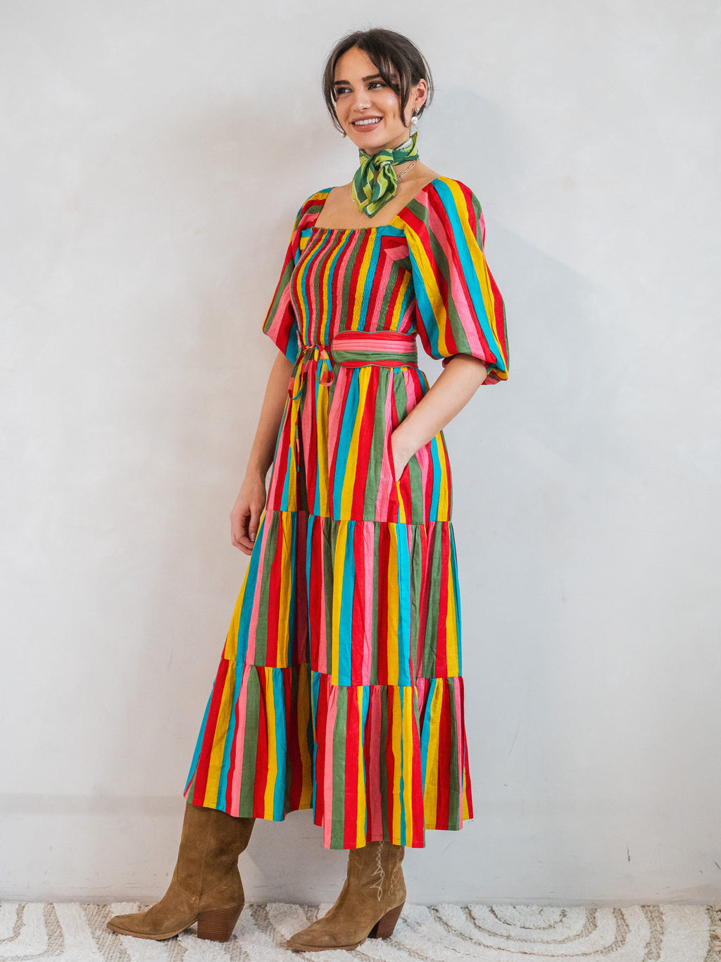 'HONOUR' DRESS IN CARNIVALE