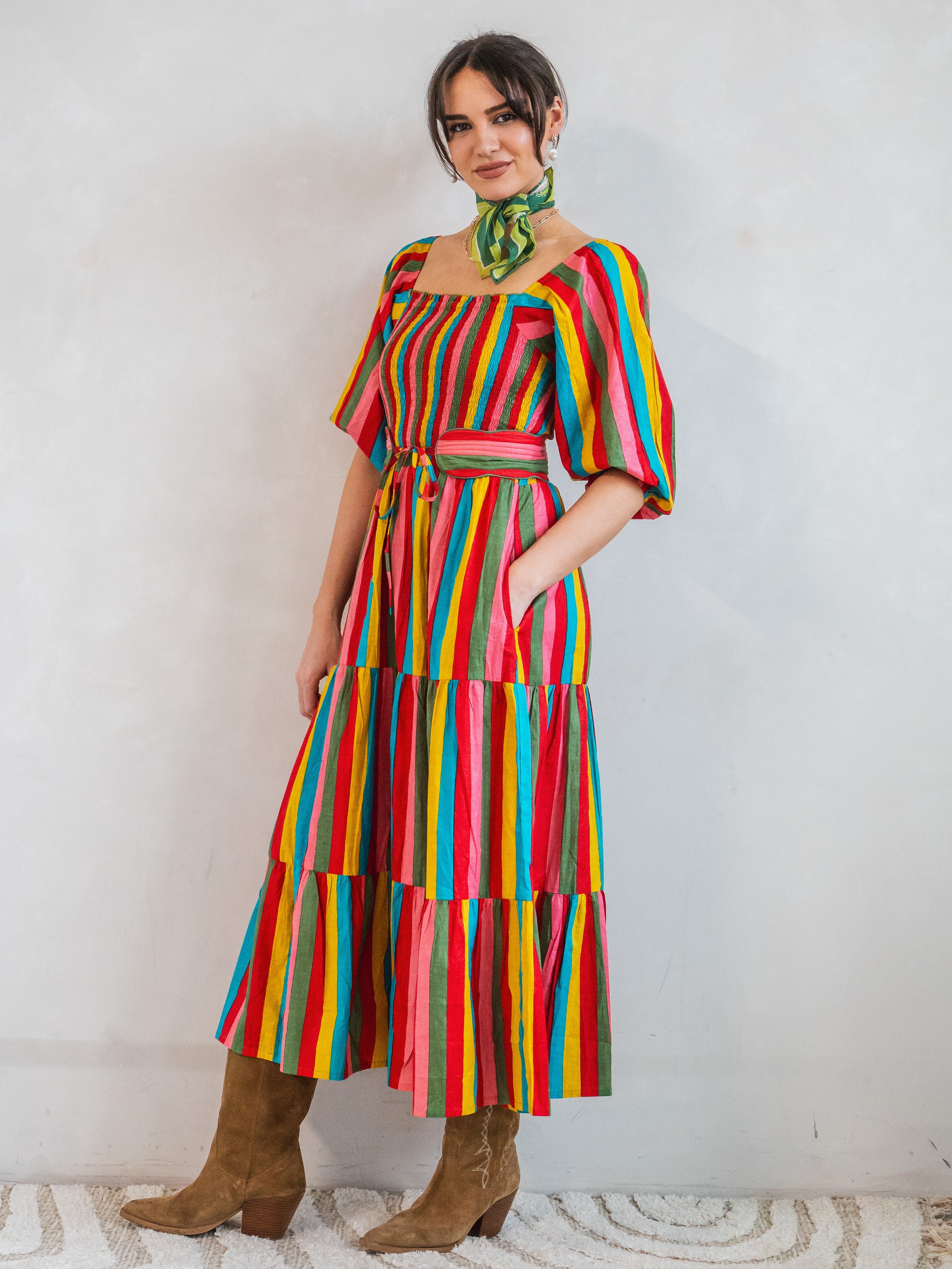 'HONOUR' DRESS IN CARNIVALE